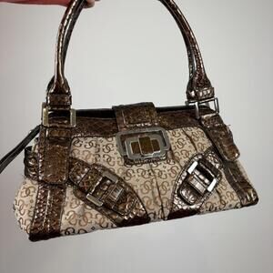 Guess Women's Brown and Tan Bag